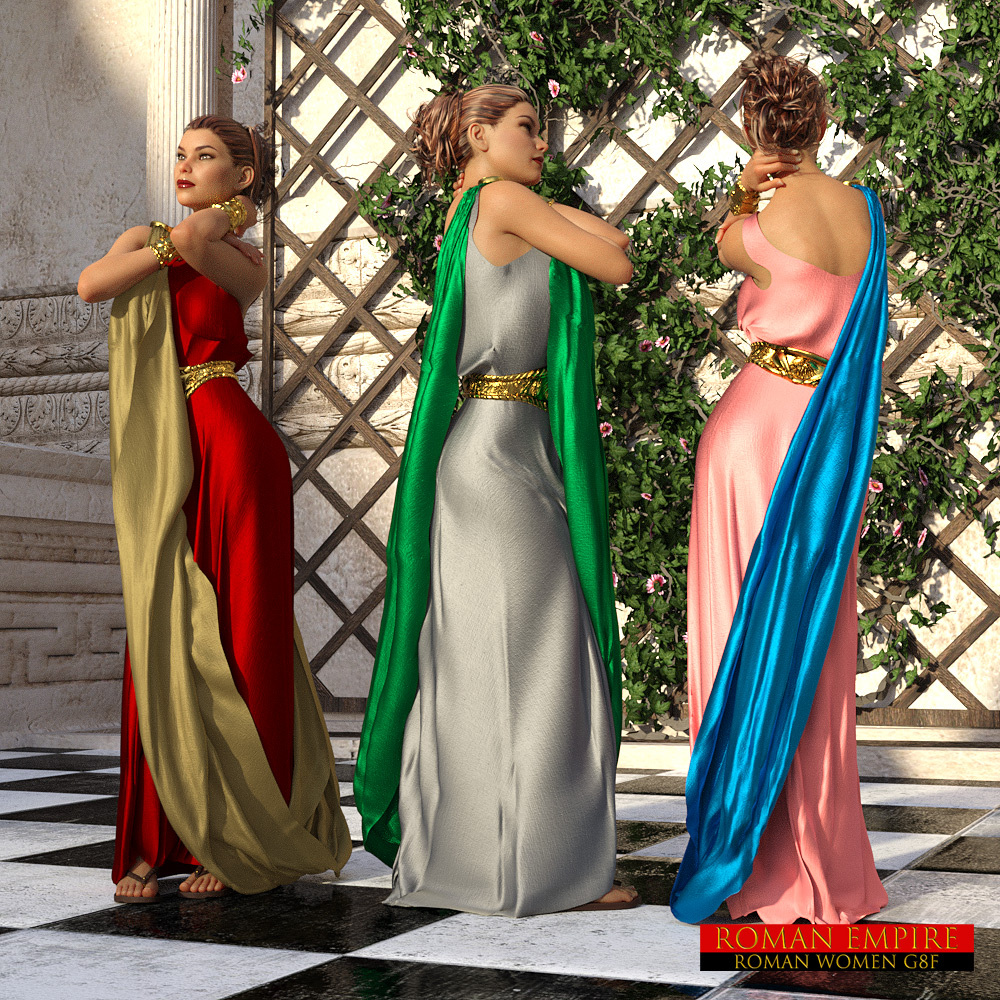 Roman Empire Dforce Roman Women For G8f ⋆ Freebies Daz 3d