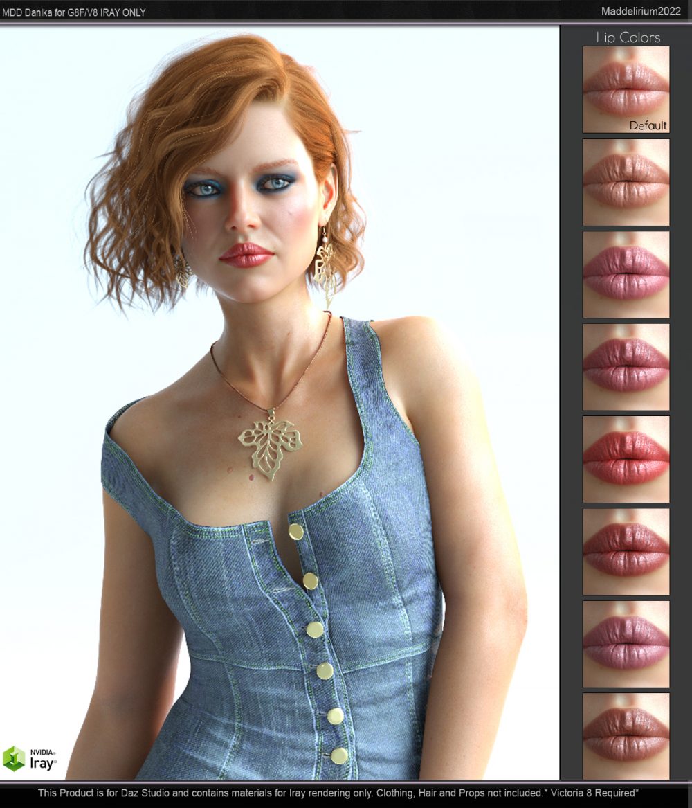 MDD Danika for G8/V8 Iray Only