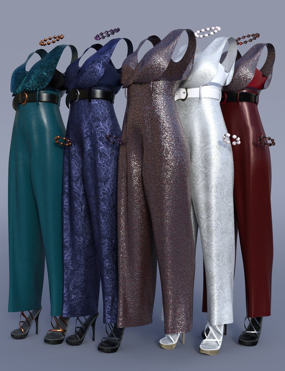 dForce Jumpsuit Outfit Textures