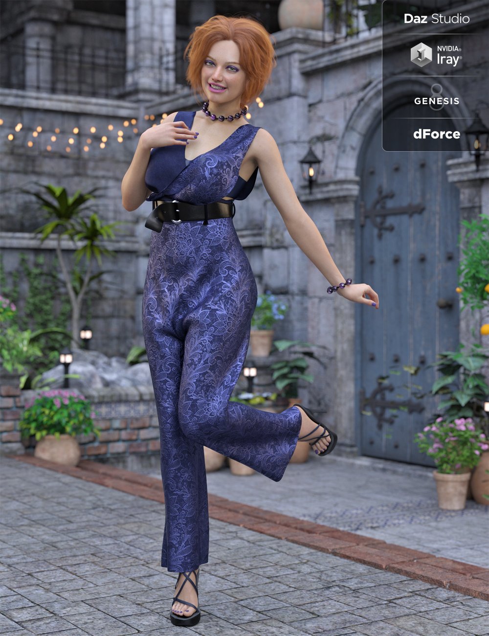dForce Jumpsuit Outfit Textures