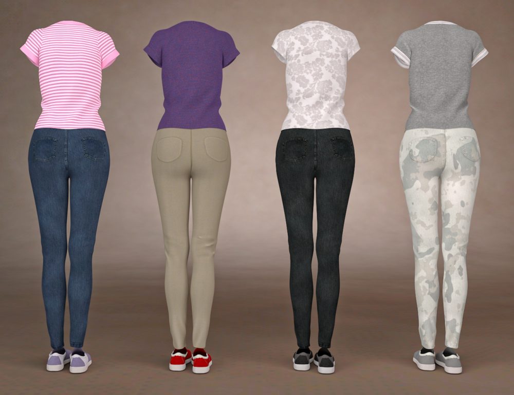 dForce School Days Outfit for Genesis 8 Females