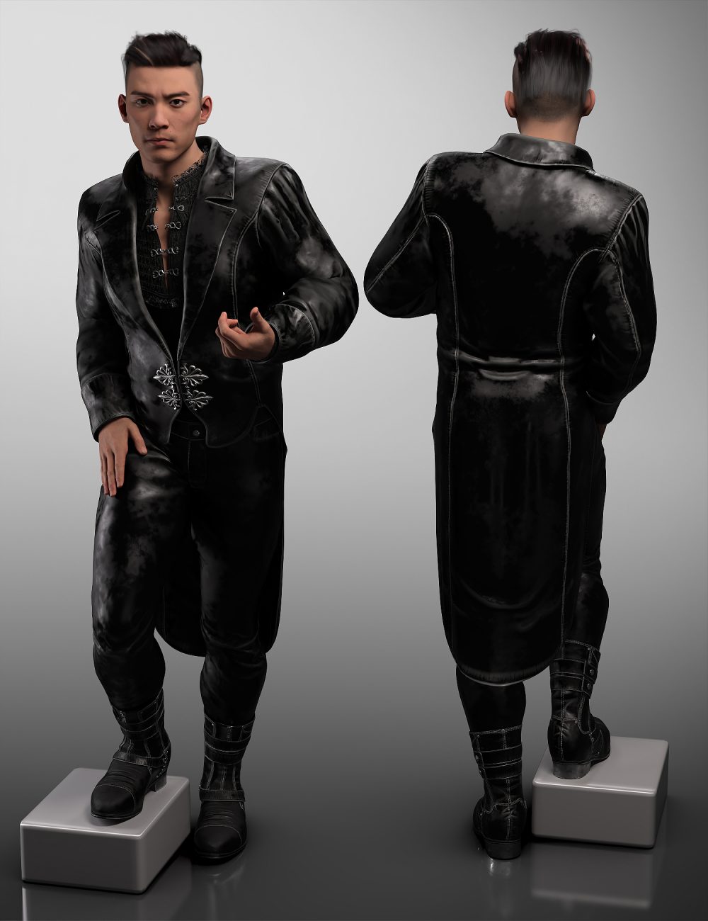 Futuristic Formal Outfit for Genesis 8 and 8.1 Males Bundle