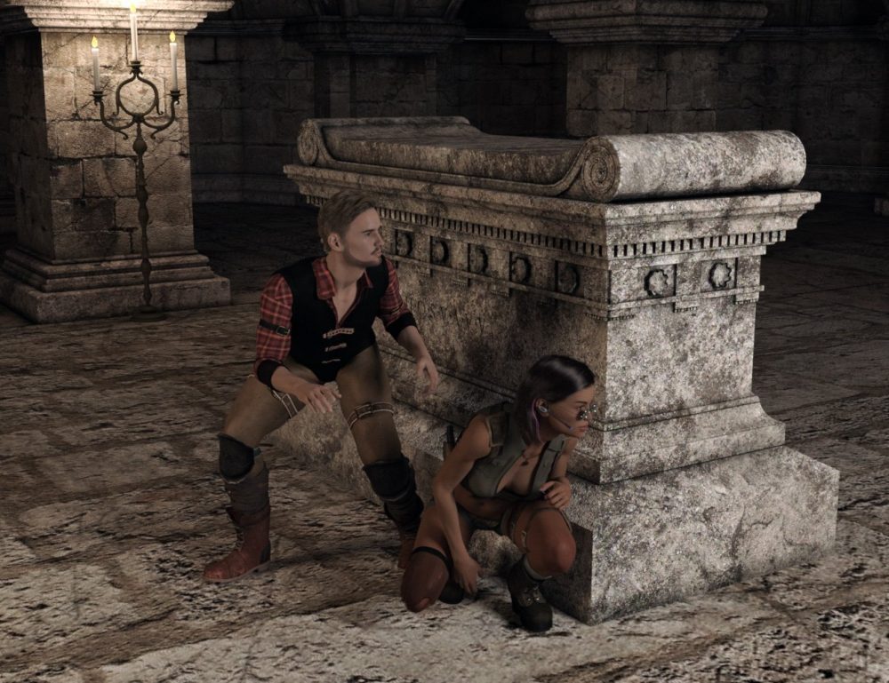 Simply Crouching Poses for Genesis 8 and 8.1 Male and Female