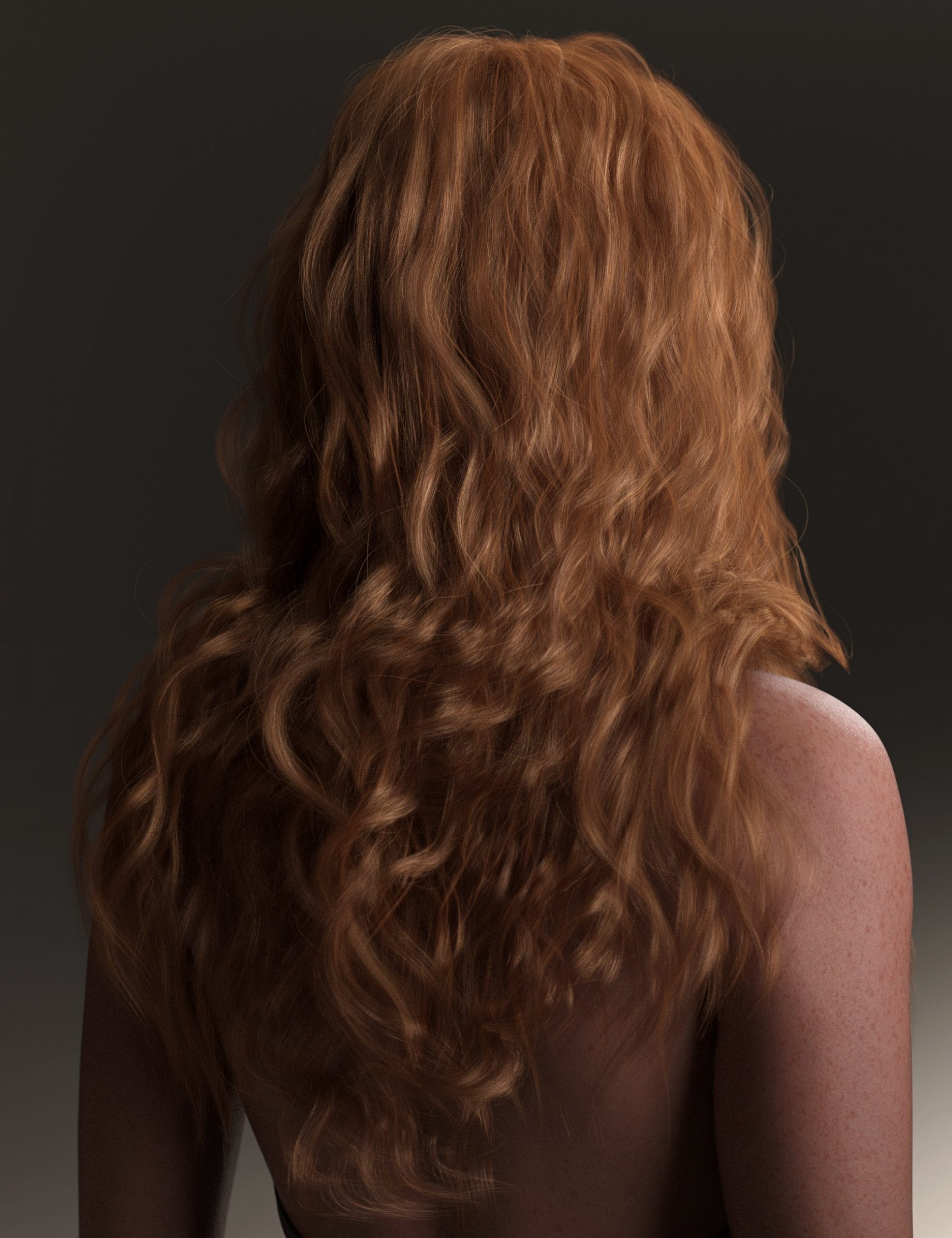 Soft Curls Long Hair for Genesis 9