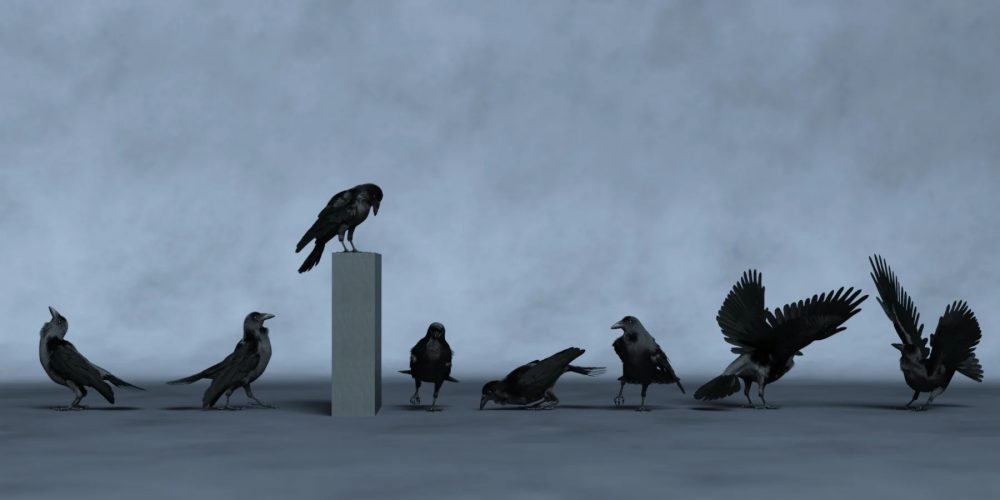 The Familiar Poses for Daz Crow