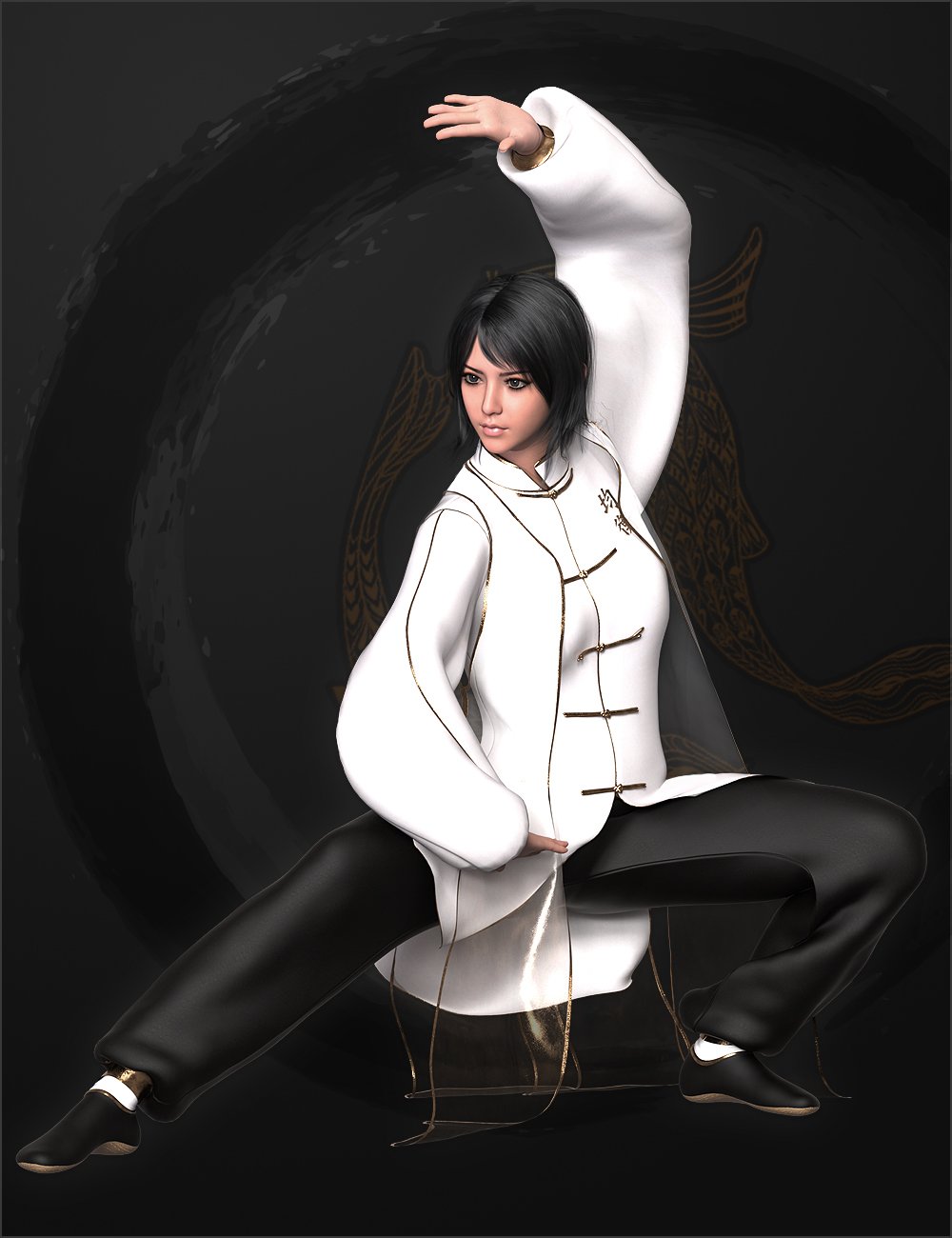 The Way of Chi Poses for Genesis 8.1 Females