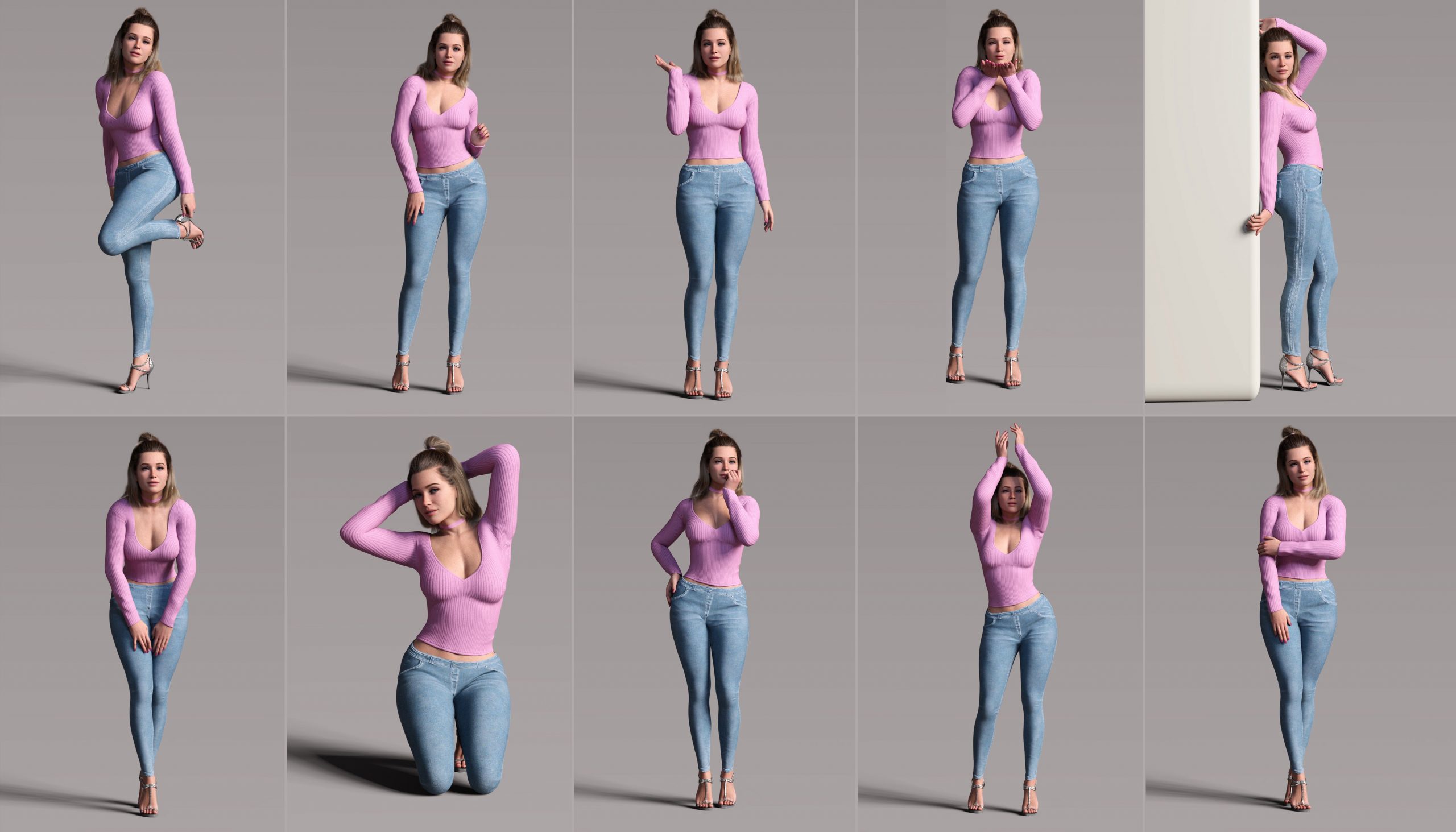 Z Sweet Fashion Pose Mega Set for Genesis 8 Female and Genesis 9