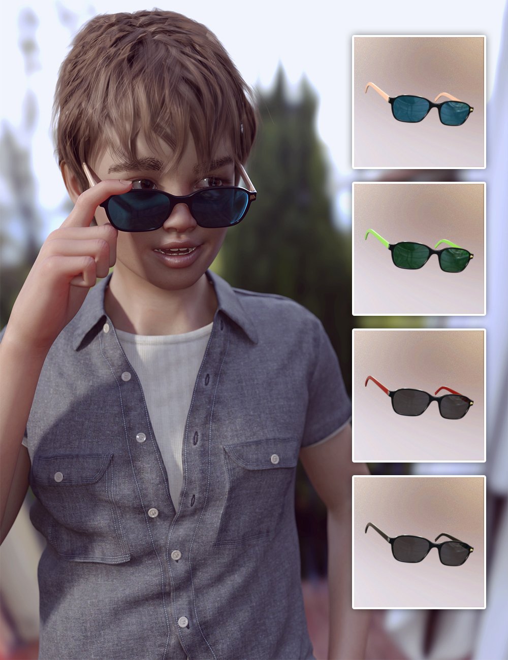 dForce Nelson Clothing for Genesis 8 Males