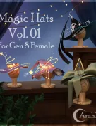 Arah3D Magic Hats Volume 01