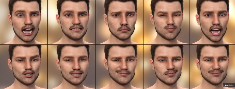 Big Expressive 8.1 for Genesis 8.1 Male