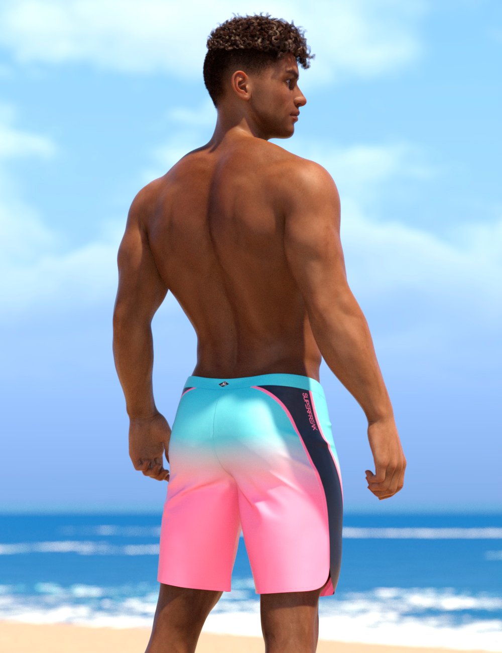 Chasing Summer I dForce Outfit for Genesis 8.1 Males