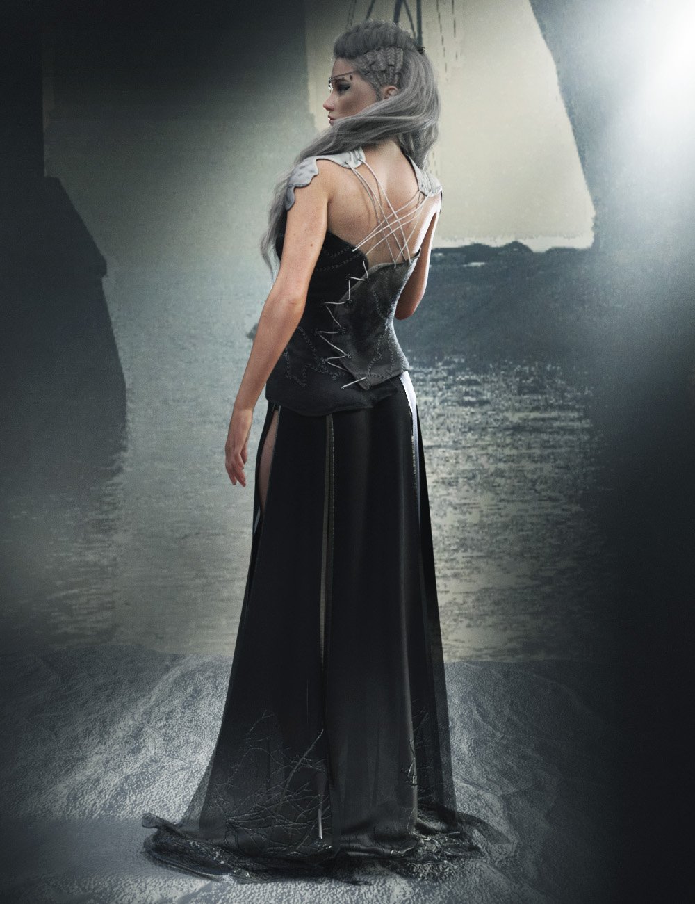 dForce CB Layla Clothing Set for Genesis 8 and 8.1 Females