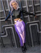dForce Metro Vibes Outfit for Genesis 8 and 8.1 Females