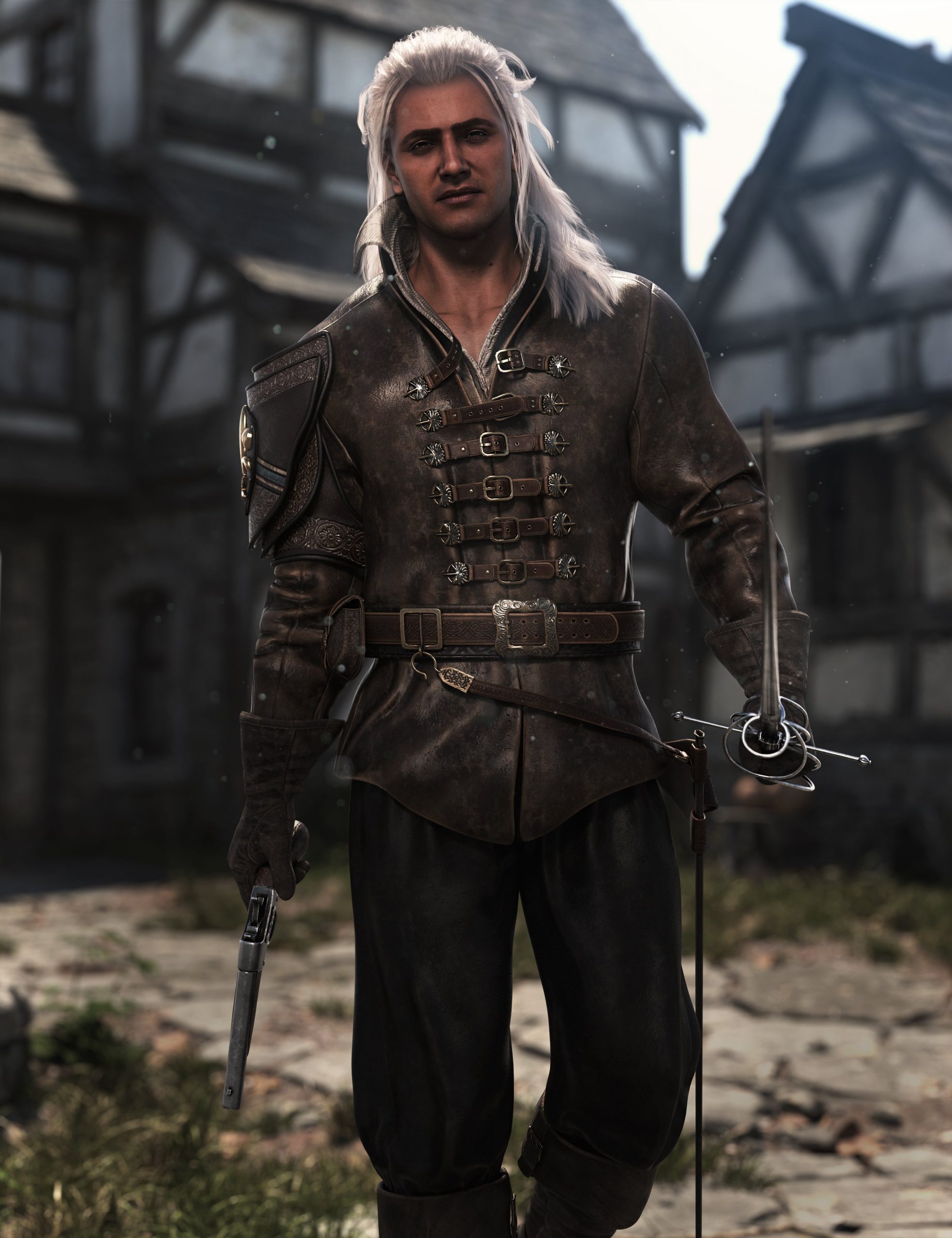 Knights Dynasty Sword and Gun Poses for Genesis 9