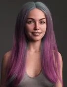 Long Unisex Style Hair Color Expansion