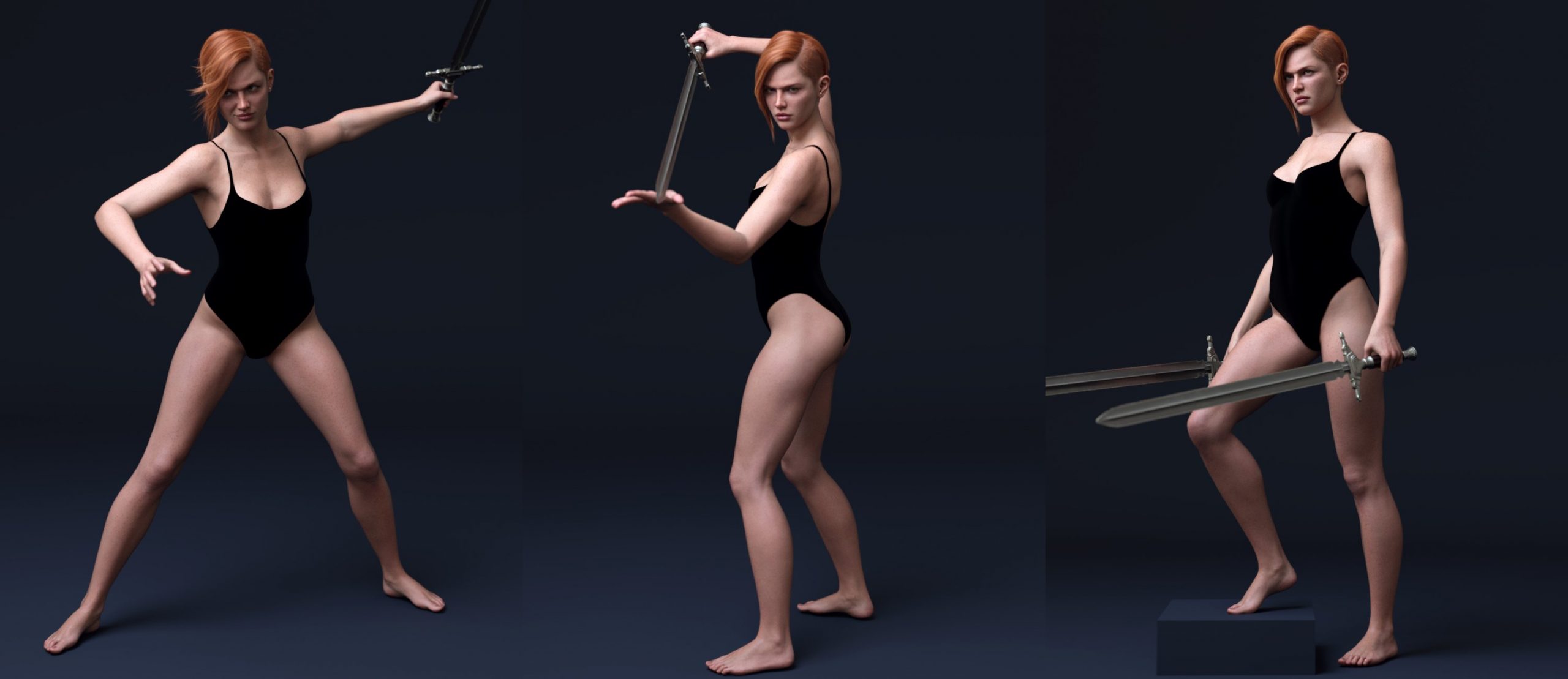 Noble Maiden Poses for Genesis 9