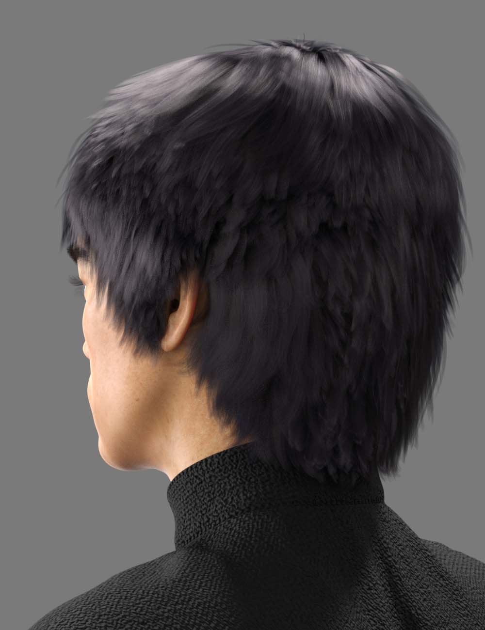 PS Loong Hair for Genesis 8 and 8.1 Male