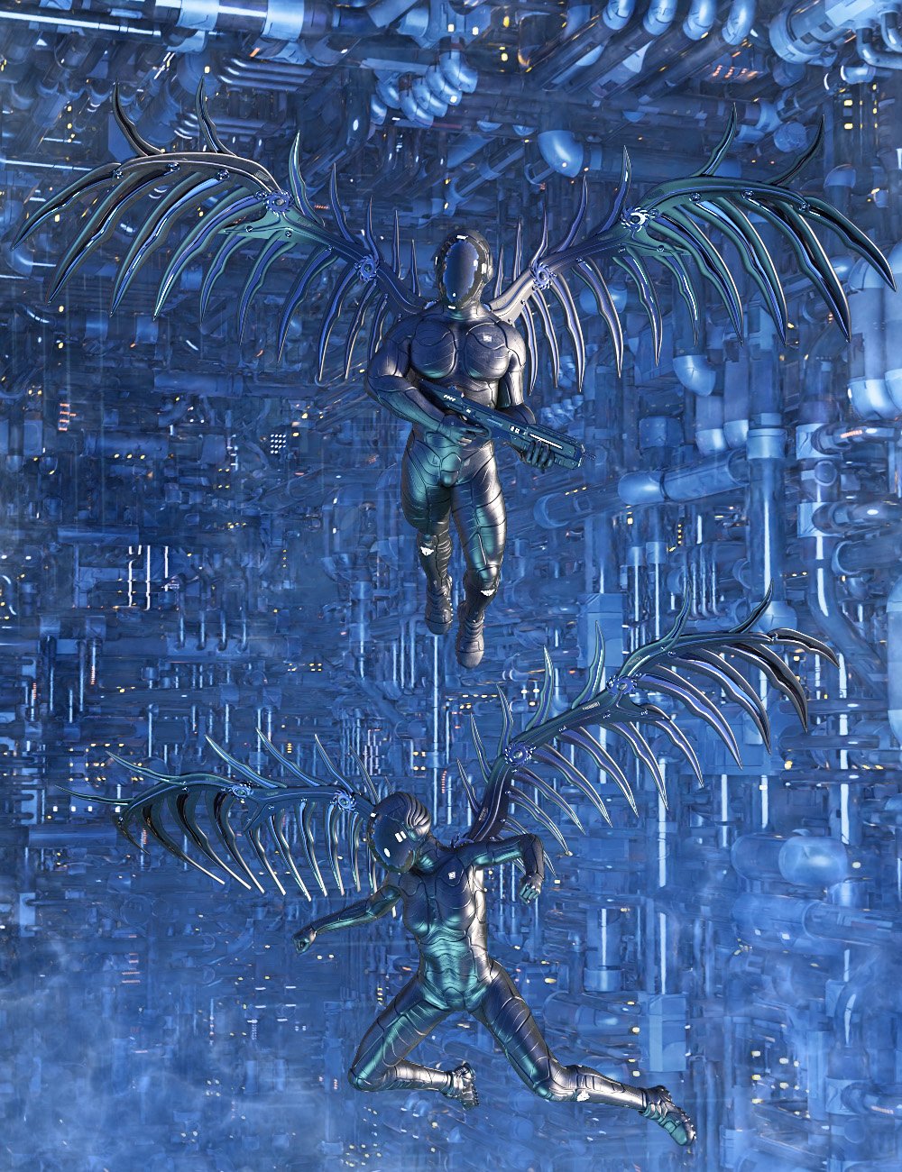 Rift Wings for Genesis 8