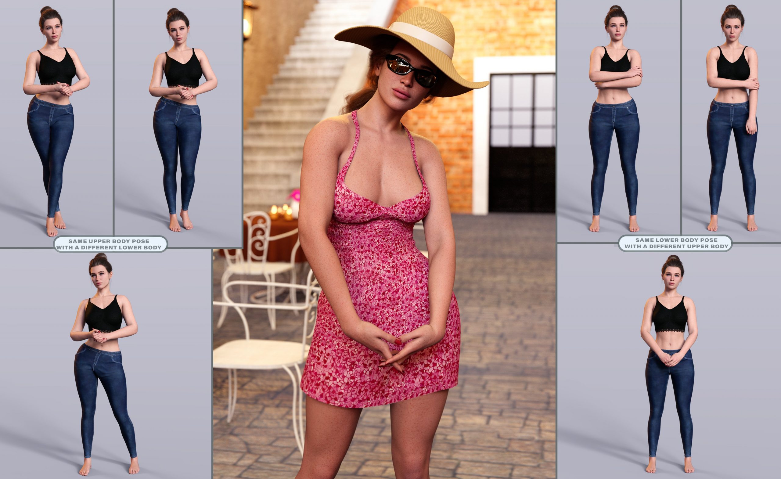 Z Ultimate Standing Pose Variety for Genesis 8 Female and Genesis 9