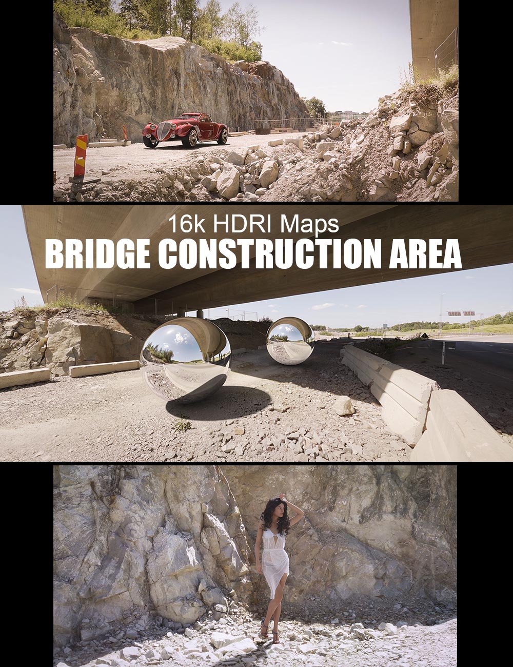 16k HDRI Maps – Bridge Construction Area