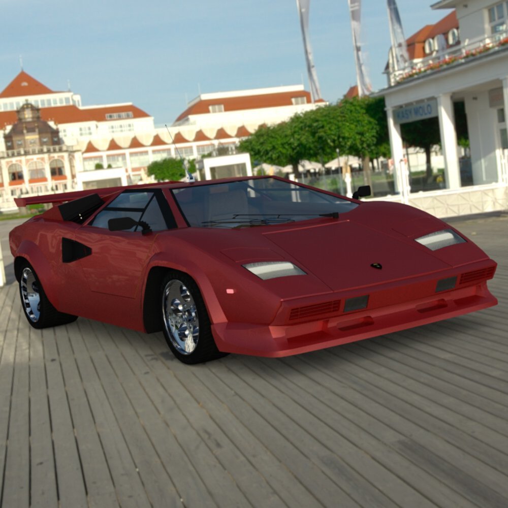 Lamborghini Countach - for DAZ Studio