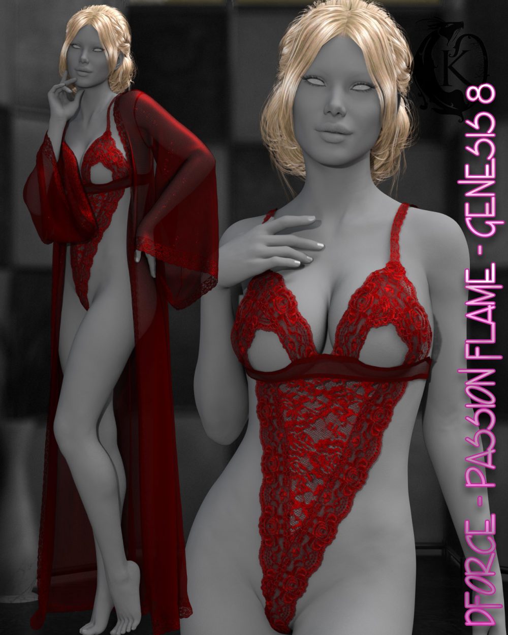 dforce - Passion Flame Lingerie - G8