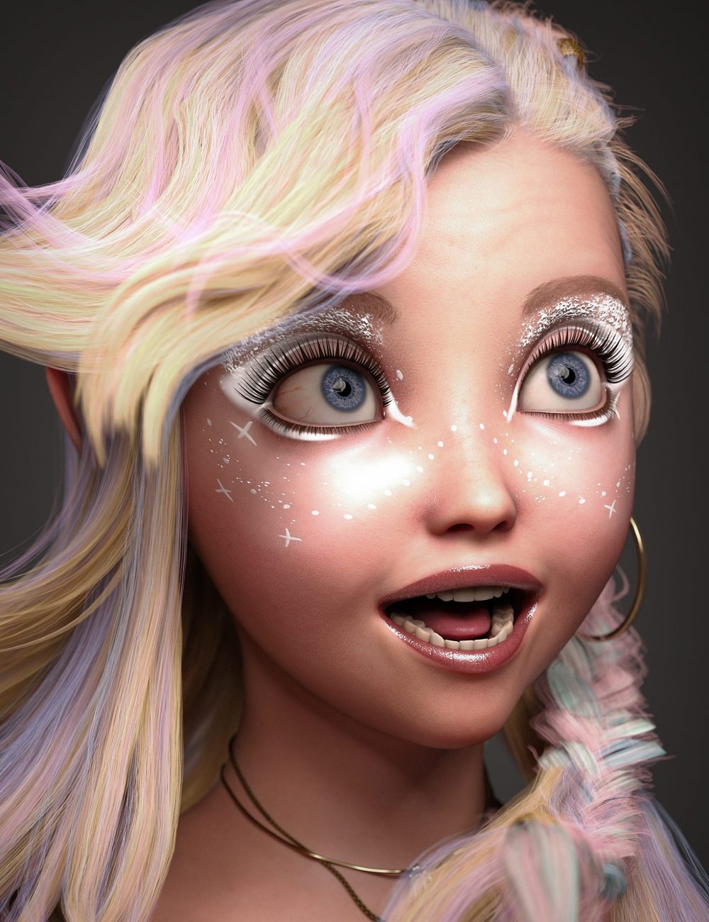 Head Shapes and Makeup for Pixie 9
