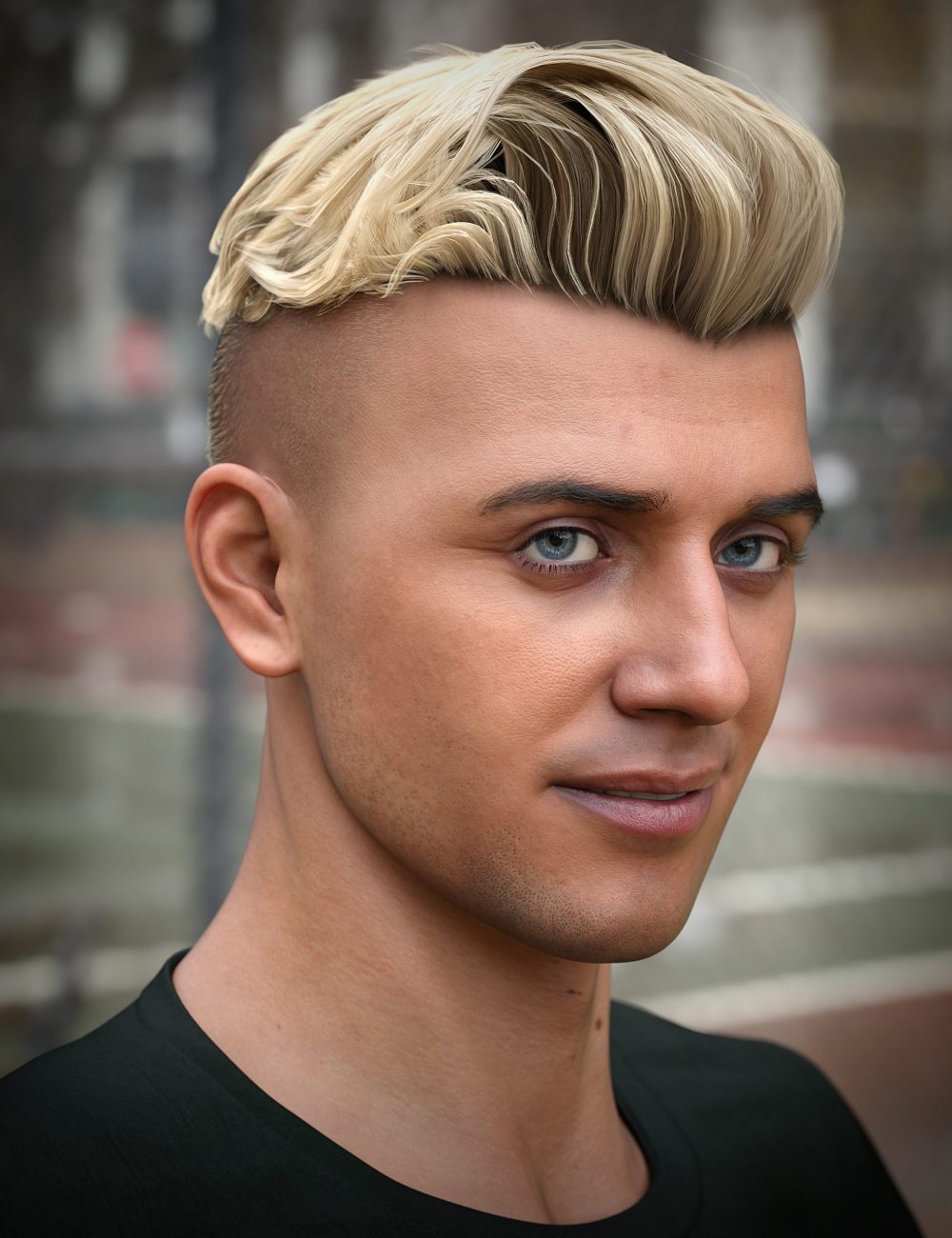 3D model 3D Hair style for boy V28 VR / AR / low-poly | CGTrader