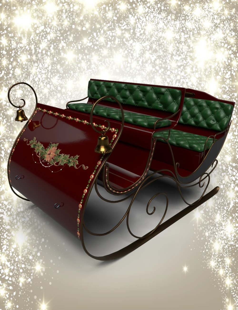 Vintage Sleigh Iray Textures Addons