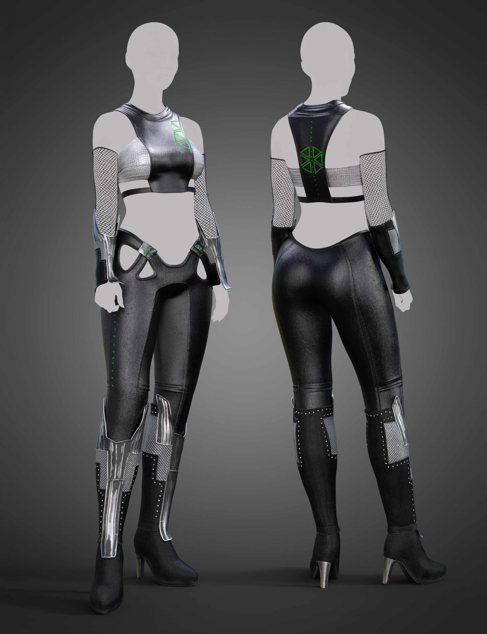 CosmoCitizen Sci-fi Outfit Textures