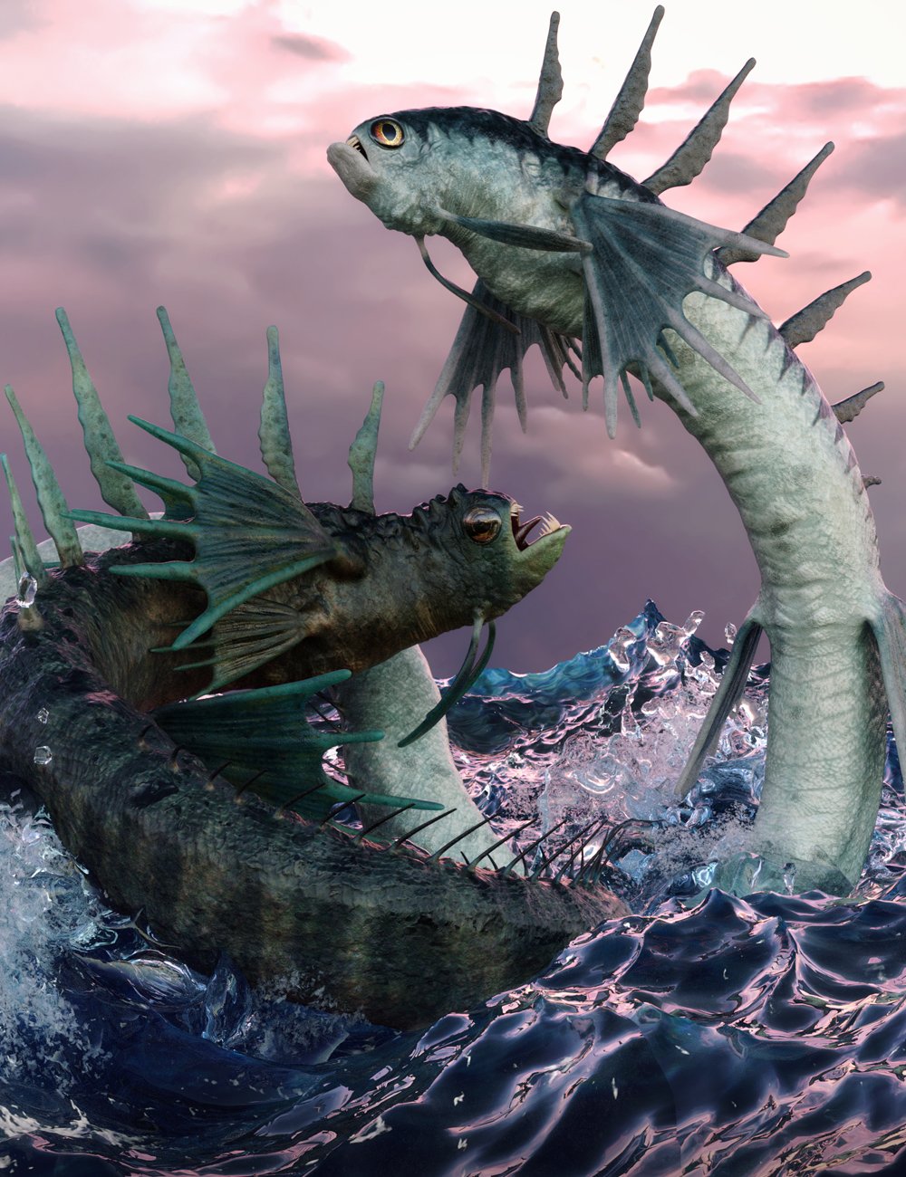 EArkham's ZWorld Ocean Sea Serpent
