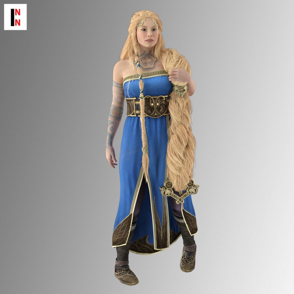 GoW Ragnarok Sif for Genesis 8 Female ⋆ Freebies Daz 3D