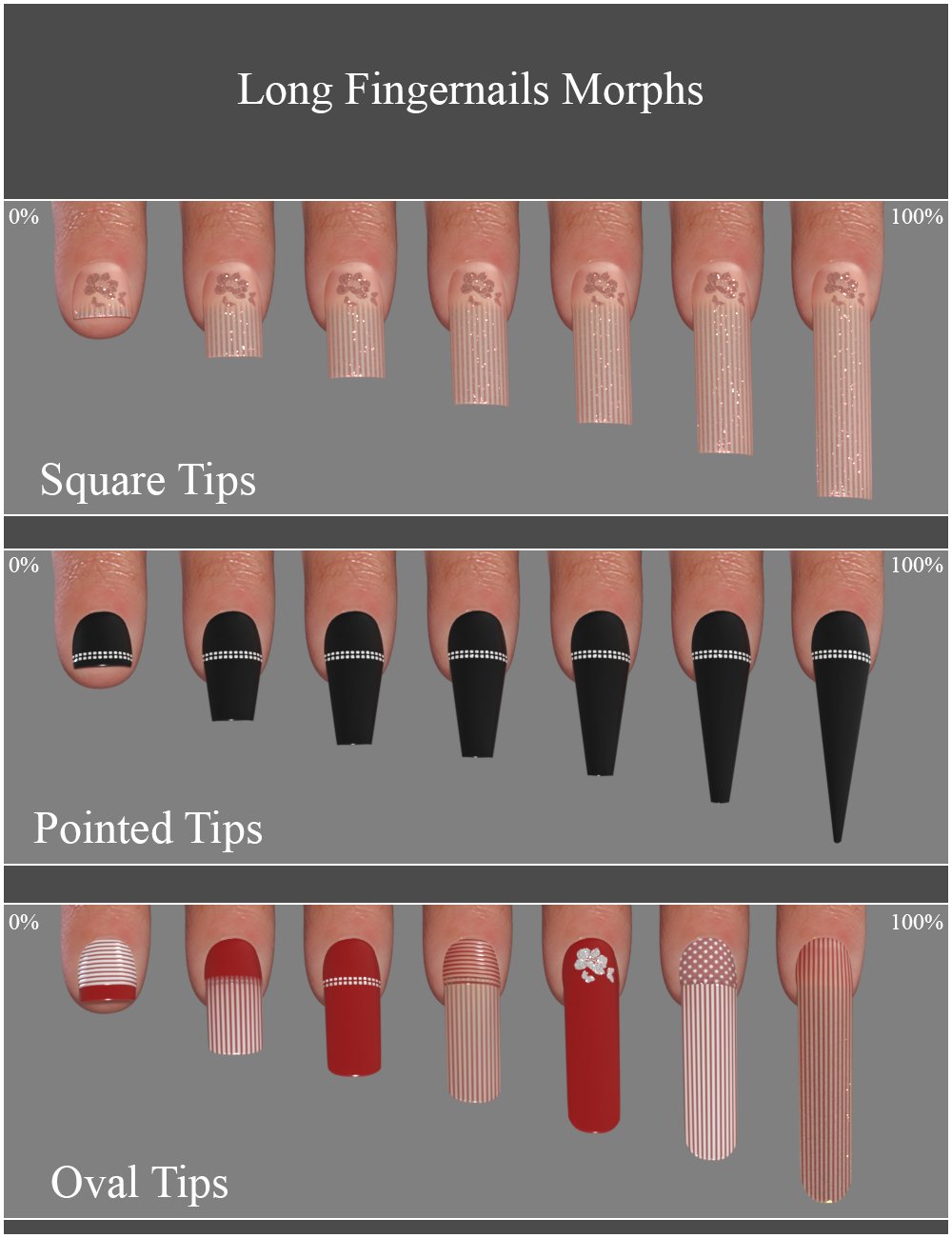 Long Nails Salon for Genesis 9