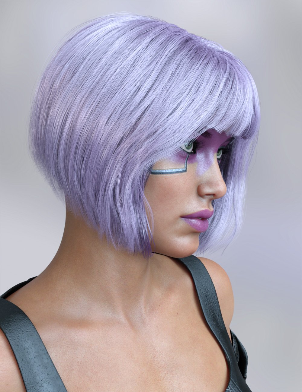 MRL dForce Casual Bob Hair for Genesis 8 and 8.1 Female