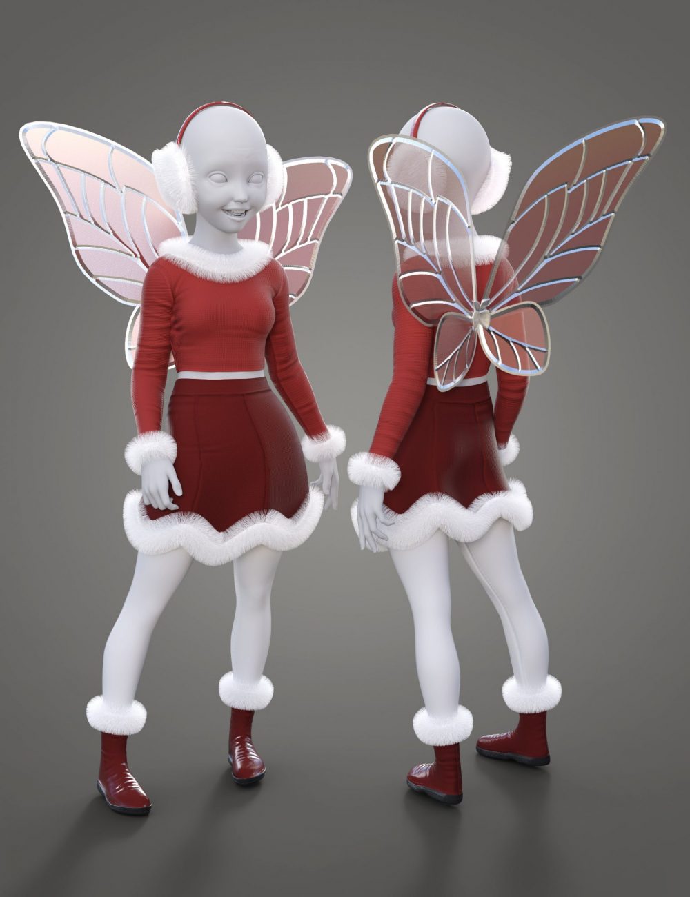 Pixie Winter Outfit for Genesis 9