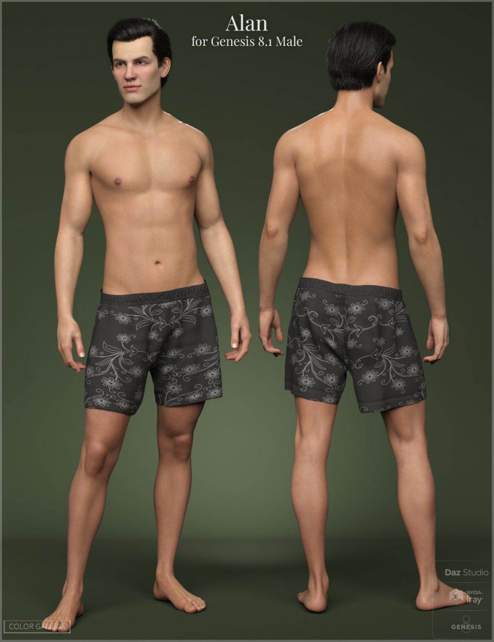 CGI Alan for Genesis 8.1 Male