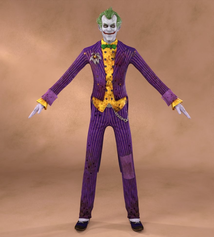 The Joker - Arkham Asylum - For Genesis 8 Male