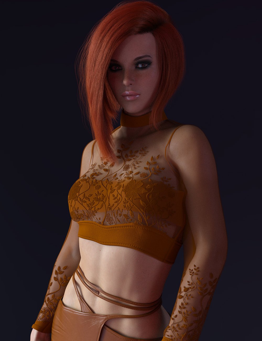 X-Fashion dForce Bella Mesh Outfit for Genesis 8 and 8.1 Females