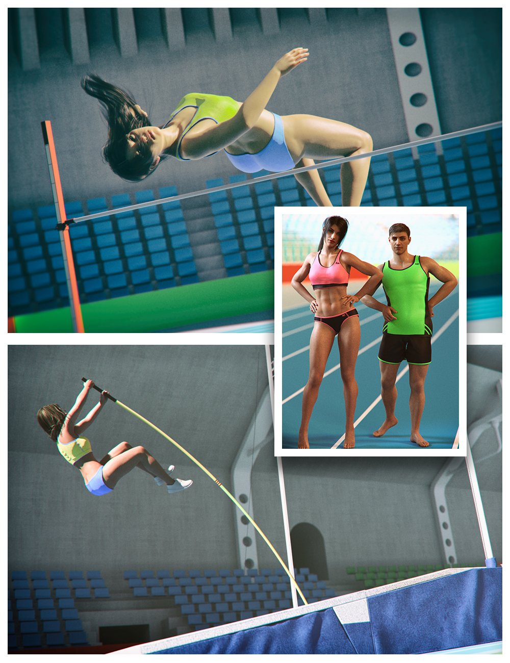 Athletic Props for Genesis 8
