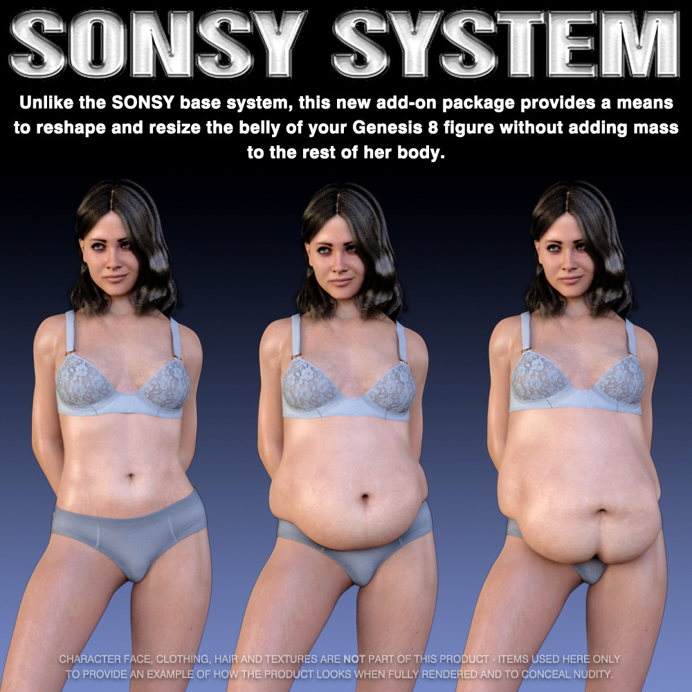 Belly Supplemental Pack for The Sonsy Weight Gain System ⋆ 3d-stuff  Community