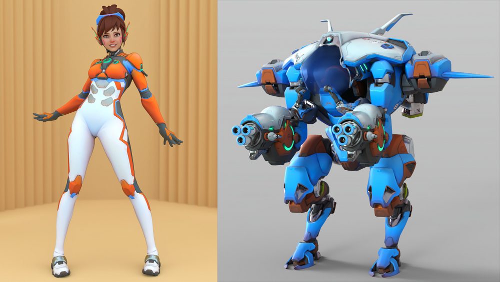 D.Va 2 and Tokki for Genesis 8 Female