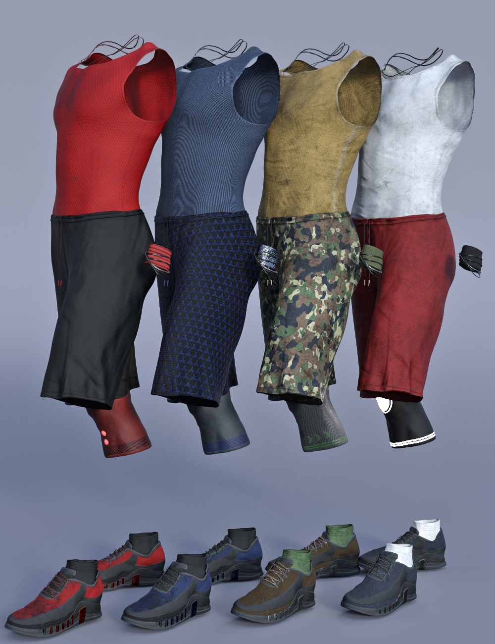 dForce 27 Hours Outfit Textures