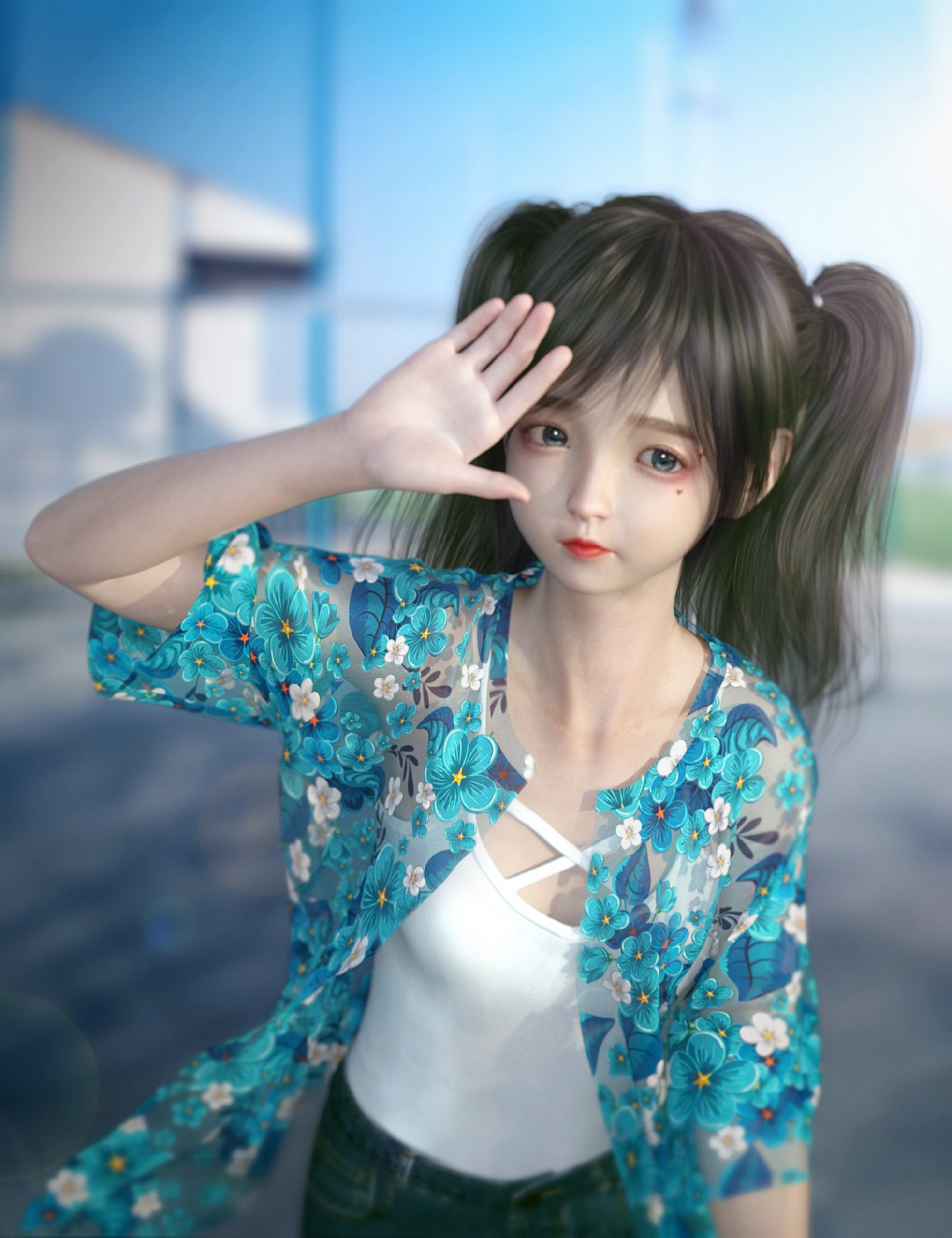 SU Xiao Meng Character and Expressions for Genesis 8.1 Female