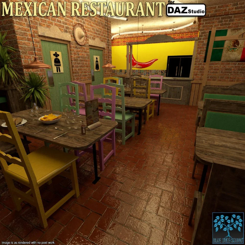 Mexican Restaurant for Daz