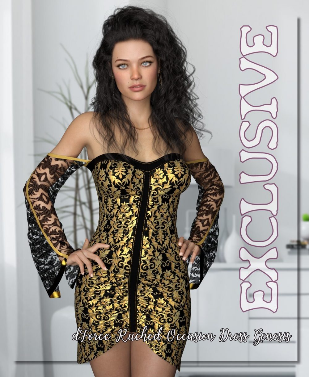 Exclusive - RuchedOccasion-Dress G8