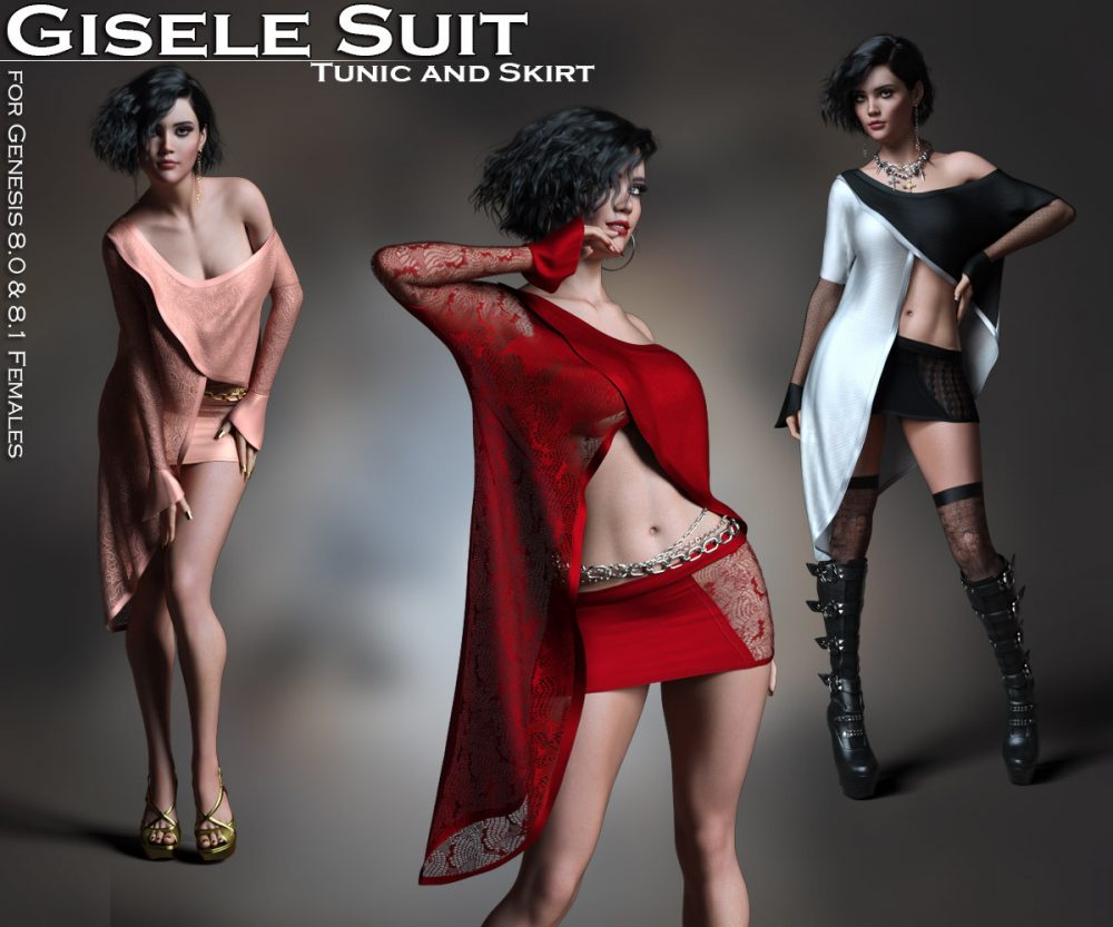 Gisele Suit for Genesis 8/8.1 Females