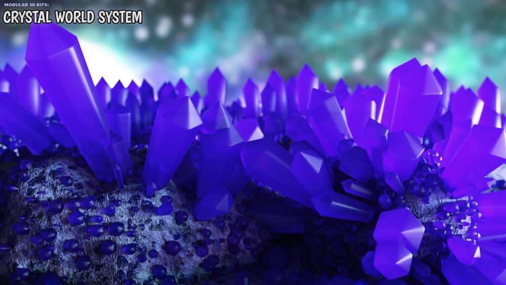 Modular 3D Kits: Crystal World System