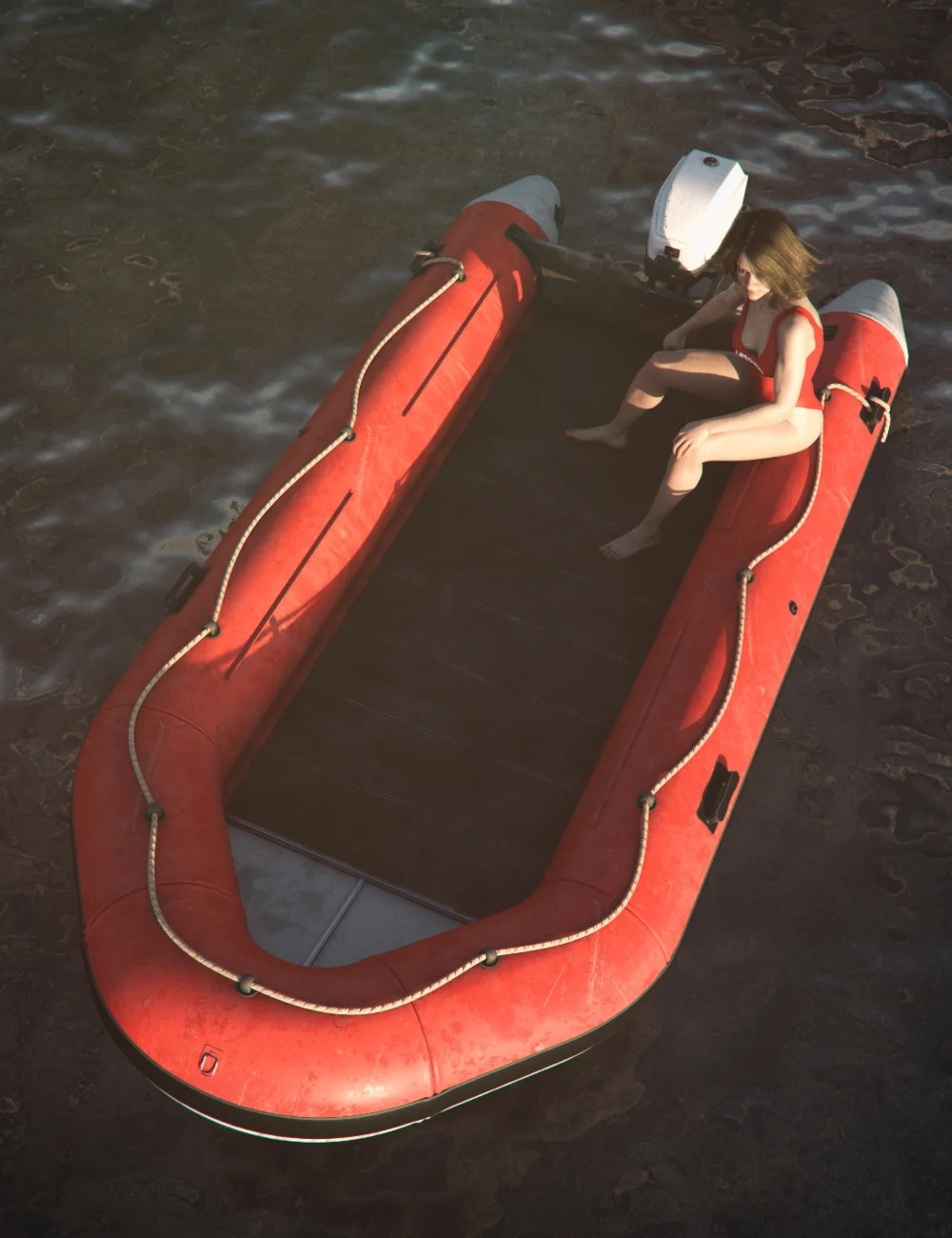 Motorized Inflatable Boat