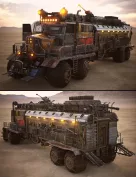 CH Post-Apocalyptic Locomotive Truck