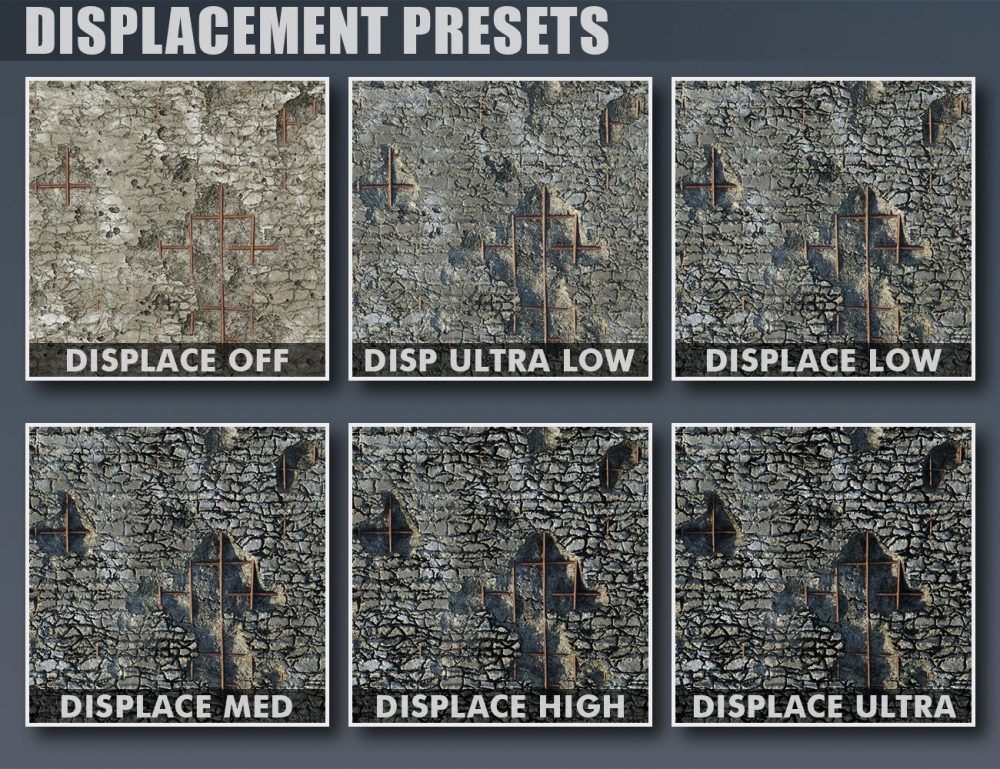 DD PBR Concrete Shaders for Iray Vol 2